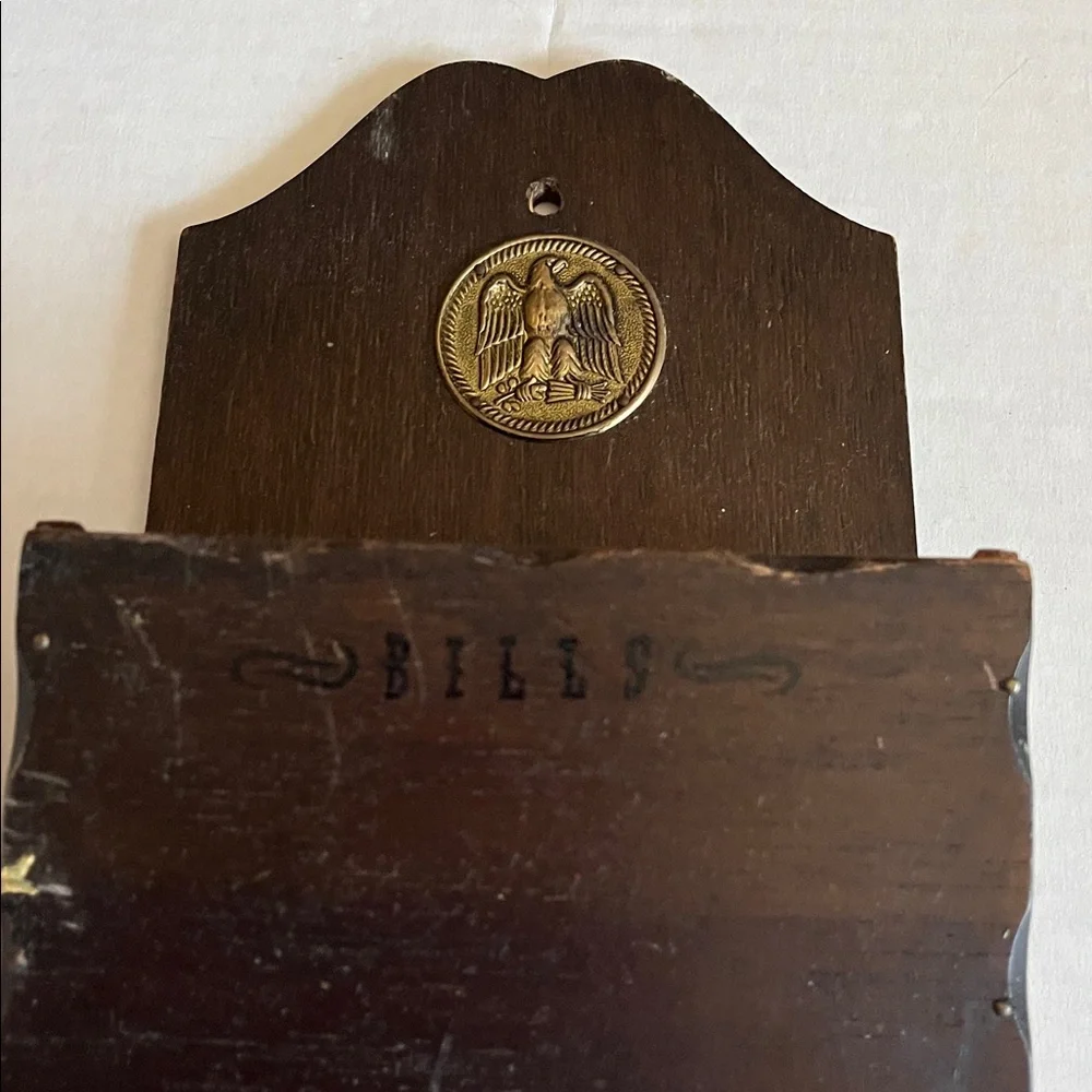 Vintage Wooden Wall Letter Holder